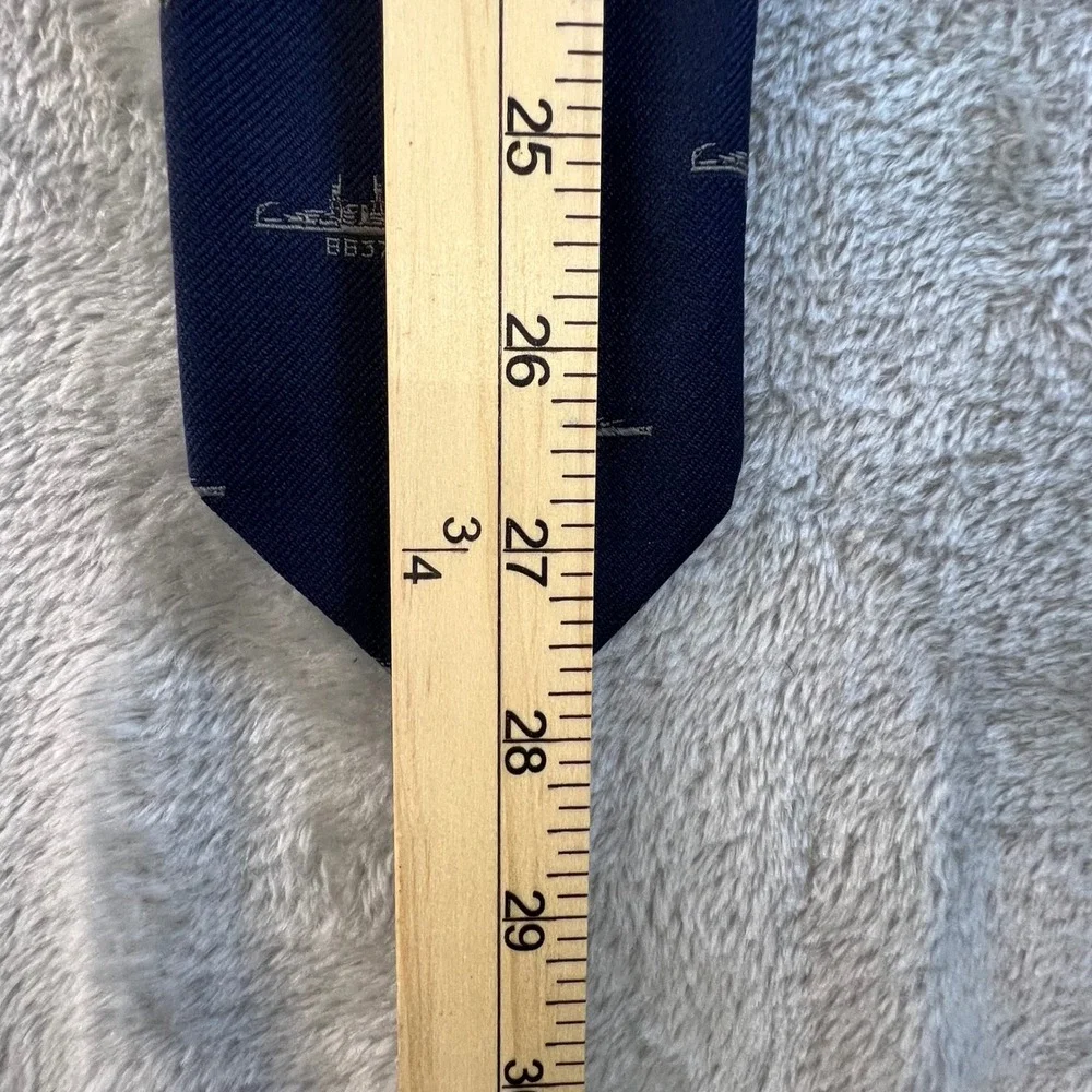 Robert Talbott for Orbachs Mens Navy Blue BB37 Battleship‎ Silk Necktie